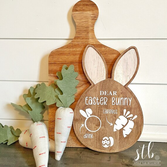 Dear Easter Bunny SVG - Dear Easter Bunny Tray - Dear Easter Bunny Cut File for Cricut - Dear Eas... | Etsy (US)