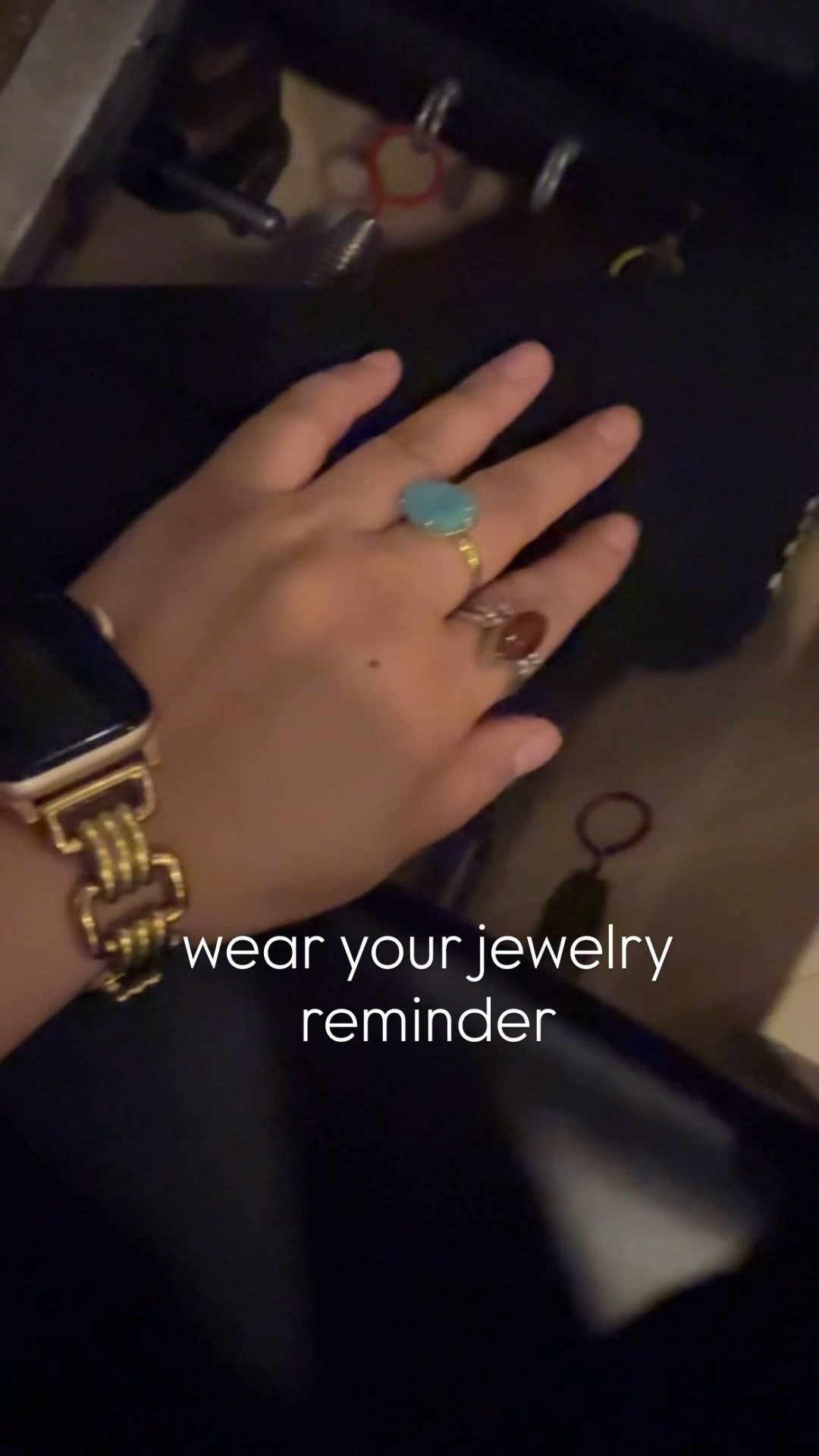 WEAR YOUR JEWELRY EVERYDAY STYLE REMINDER

A little reminder to wear your jewelry and actually enjoy it. Those pieces you love are meant to be seen, not tucked away in a drawer waiting for a special occasion.

Jewelry adds that extra layer of personality to even the simplest outfit. A stack of rings, a favorite necklace, or bold earrings can completely shift your look and your mood. It becomes a conversation starter, a memory holder, and most importantly something fun just for you.

Whether it is a cozy coffee run, a workout set, or a dressed up night out, let your jewelry be part of your everyday style. Wear what you love often.

#jewelryeveryday #everydaystyle #accessoriesoftheday #jewelrylover #layeredjewelry #minimalstyle #effortlessstyle #ootdstyle #styleinspo #wearwhatyoulove

jewelry everyday | everyday accessories | how to style jewelry | layered jewelry inspo | minimalist jewelry style | outfit accessories ideas | casual chic style | everyday fashion inspo

#LTKPetite #LTKdayinmylife #LTKootd