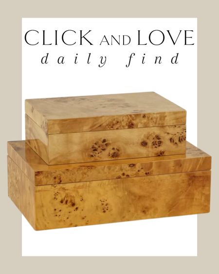 Daily finds! I love this Burl wood box for hiding away remotes 👏🏼

Storage solutions, organization, storage box, decorative box, Burl wood box, Modern home decor, traditional home decor, budget friendly home decor, Interior design, look for less, designer inspired, Amazon, Amazon home, Amazon must haves, Amazon finds, amazon favorites, Amazon home decor #amazon #amazonhome



#LTKhome #LTKfindsunder100 #LTKstyletip