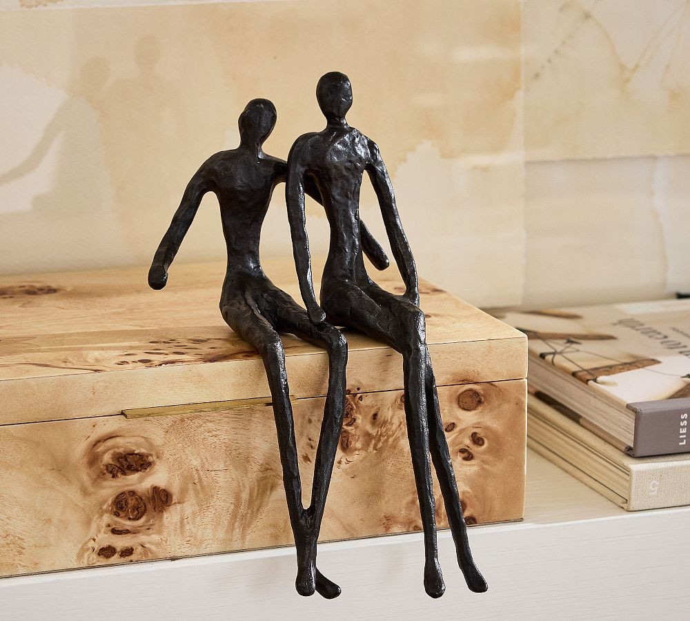 Sitting Couple Decorative Object | Pottery Barn (US)