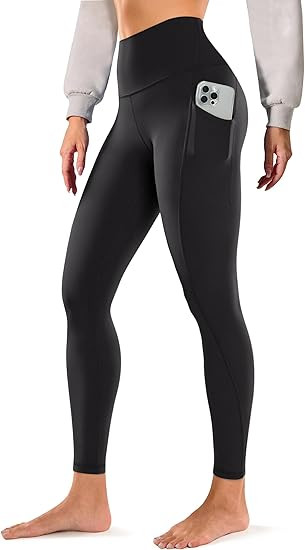 BAYDI Clouduxi Leggings with Pockets for Women,25" High Waist Tummy Control Workout Gym Yoga Pant... | Amazon (US)