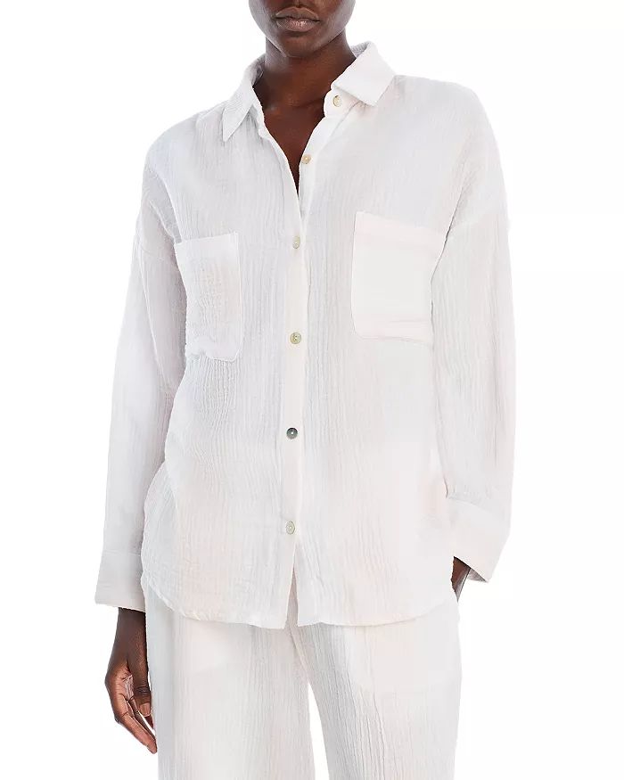 Cabana Stripe Cotton Gauze Shirt | Bloomingdale's (US)