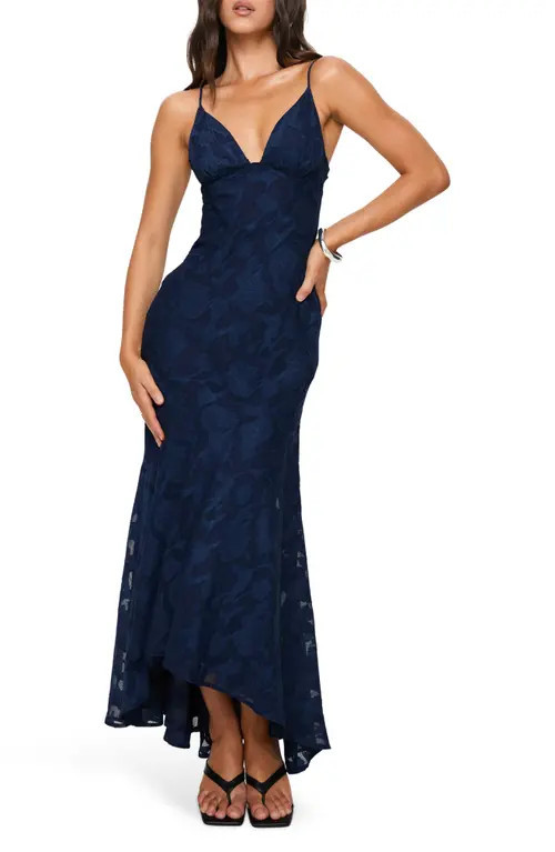 Princess Polly Cyrene Sleeveless Maxi Dress in Navy at Nordstrom, Size 10 | Nordstrom