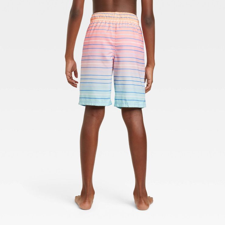 Boys' Ombre Striped Swim Trunks - Cat & Jack™ | Target