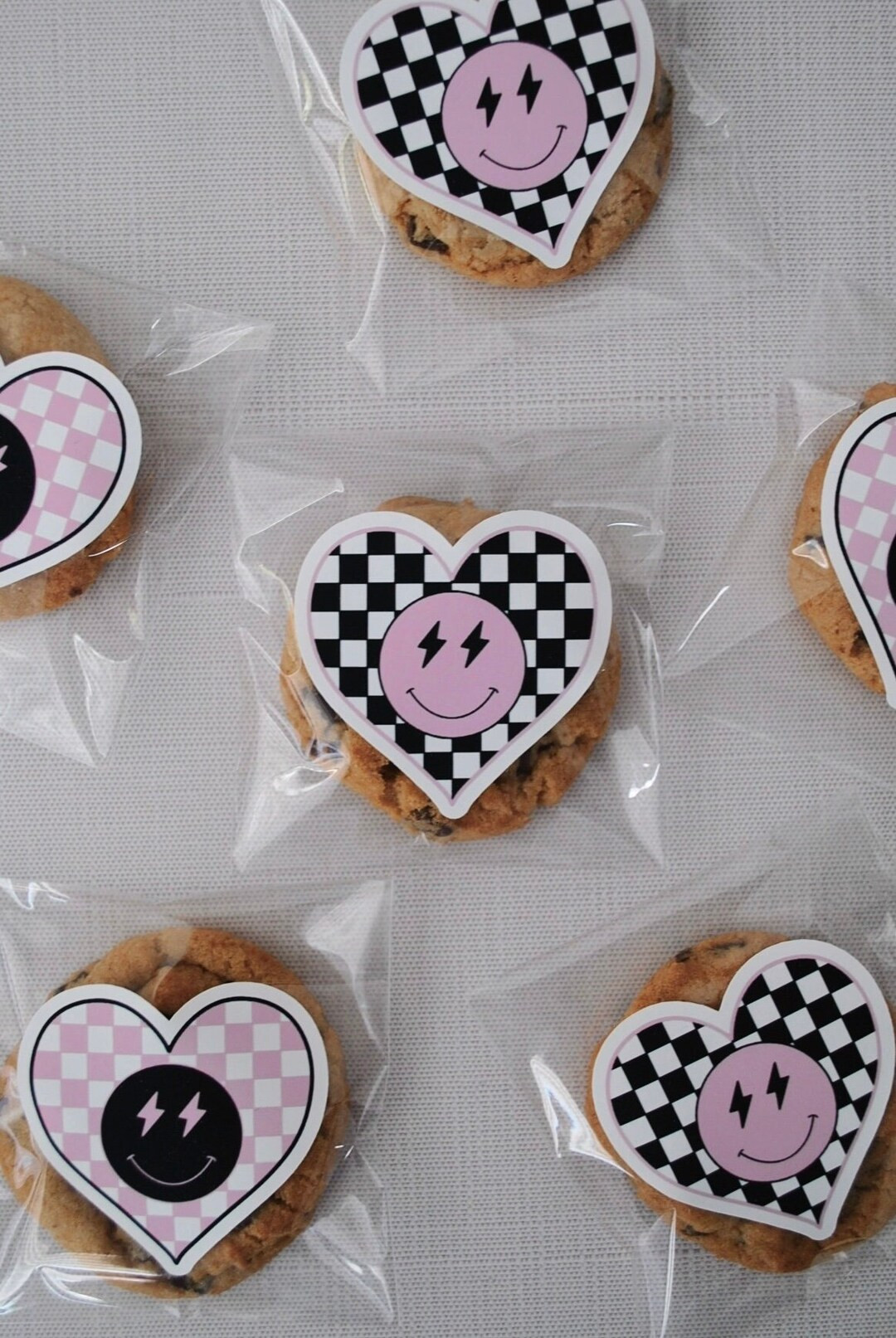 One Happy Girl, Kids Birthday Stickers, Party Favor Labels, Cookie Favor Stickers, Pink Smiley Fa... | Etsy (US)