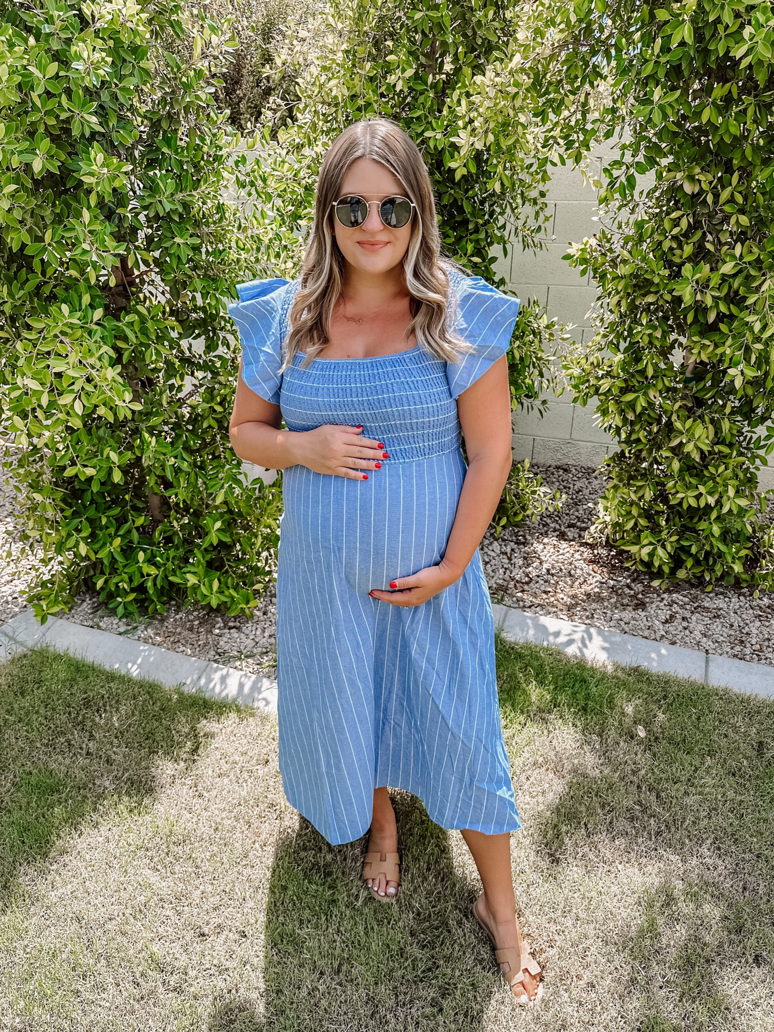This dress is giving me “I need to be in Europe right now” vibes & I’m here for it⚓️🍋 @cupshe has the cutest affordable summer dresses, jumpsuits, & swimsuits - shared a bunch of options over on stories. 

Use my code Cupshecrew to get 15% off on orders $65+! All items are TTS - I sized up a size in all pieces to make room for this big bump👶🏼

#vacationlook #Cupshe #CupsheCrew #barbie