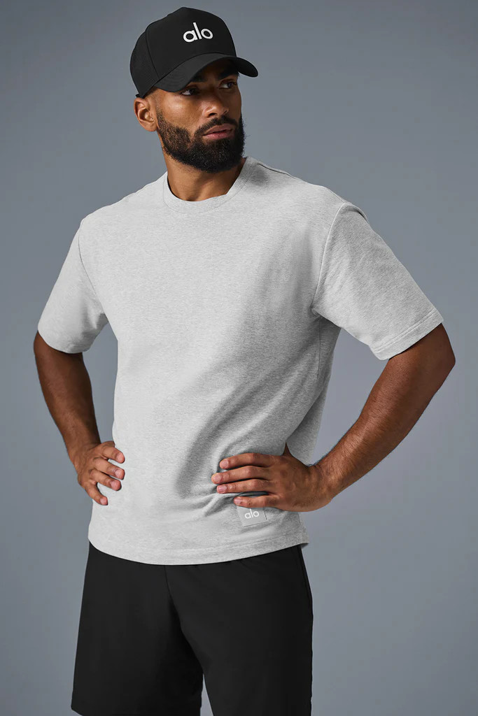 Double Take Short Sleeve - Athletic Heather Grey | Alo Yoga (US)