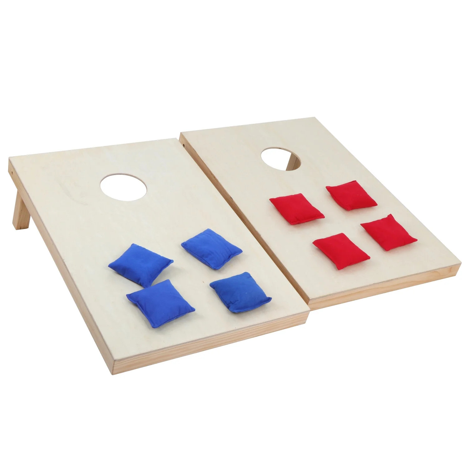 ZenSports 3’x2’ Wooden Cornhole Game Set Cornhole Board W/8 Bean Bags & Carrying Case | Walmart (US)