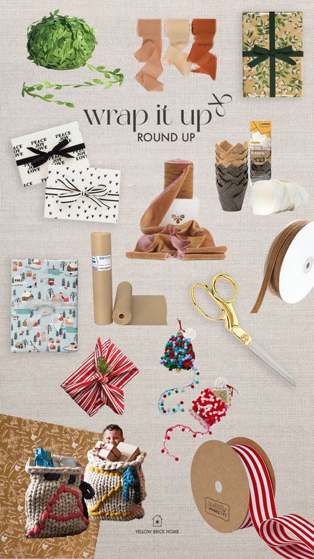Everything you need to wrap your gifts beautifully! 

#LTKhome #LTKHoliday