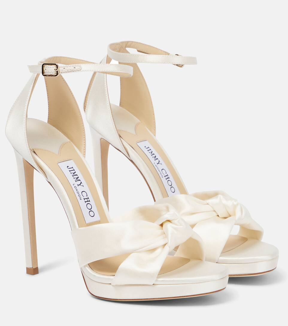 Rosie 120 satin sandals | Mytheresa (US/CA)