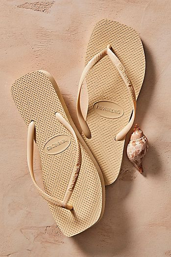 Havaianas Slim Square Flip Flops | Free People (Global - UK&FR Excluded)