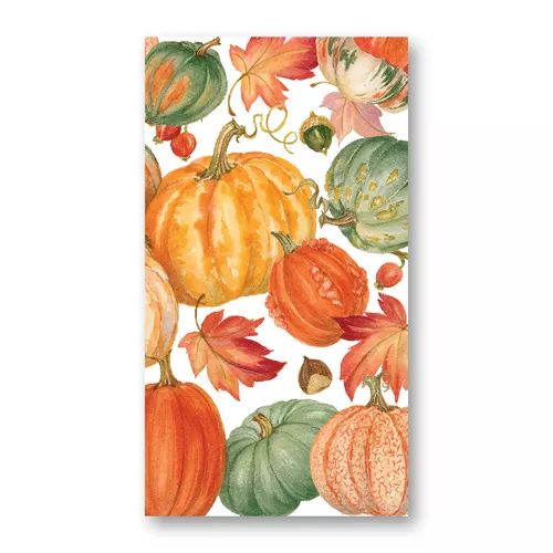 Caspari Pumpkin Field Guest Napkins, Set of 15 | Sur La Table