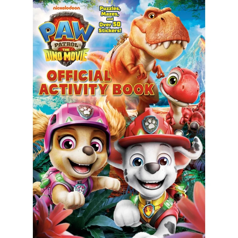 PAW Patrol: the Dino Movie: Official Activity Book (Paperback) | Walmart (US)