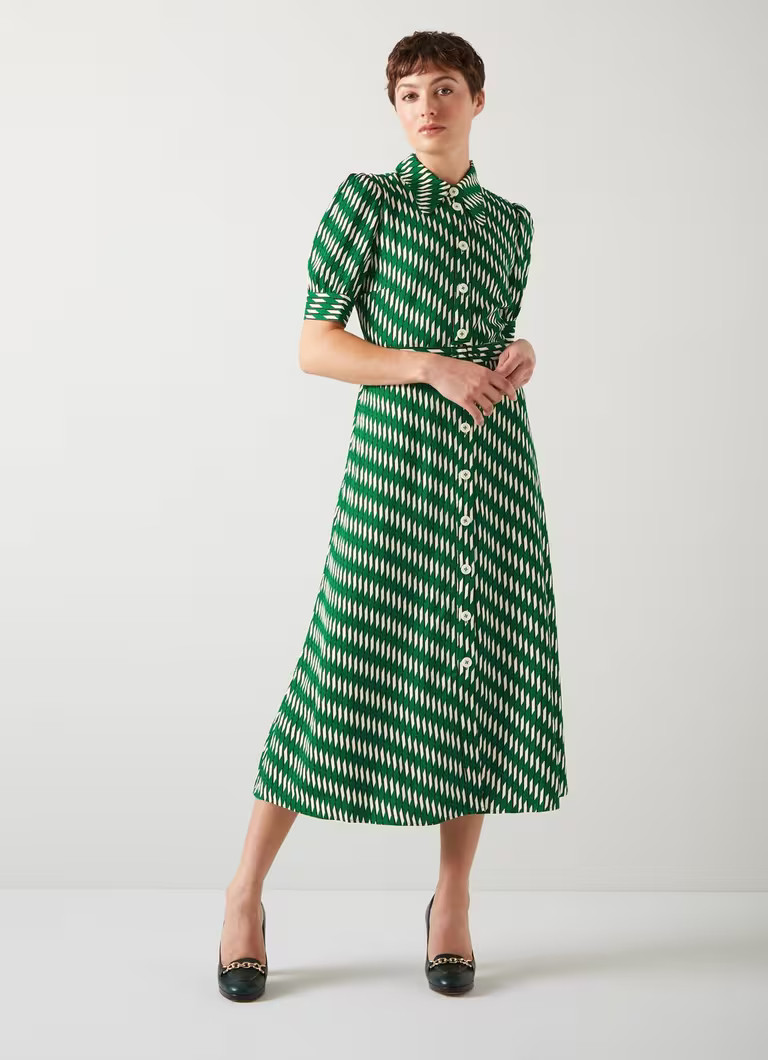 Valerie Green Modernist Print Shirt Dress | L.K. Bennett (UK)