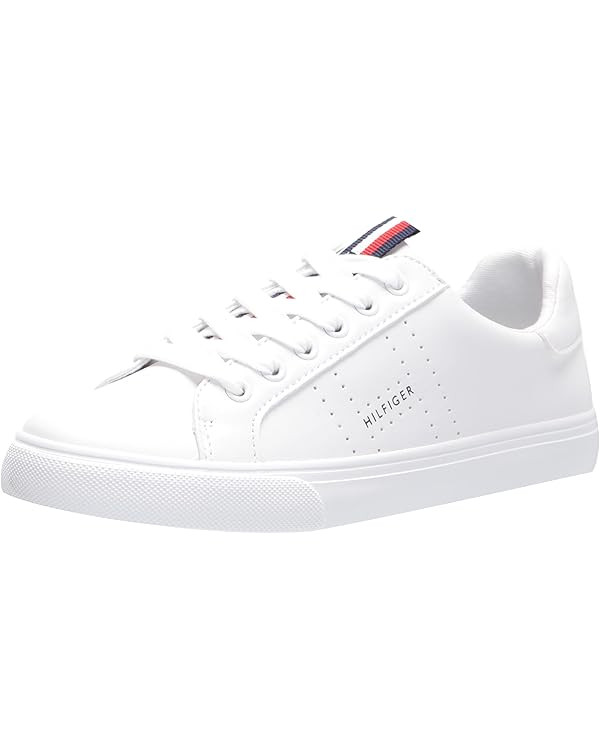 Tommy Hilfiger Women's Lamiss Sneaker, White Ii, 7.5 | Amazon (US)
