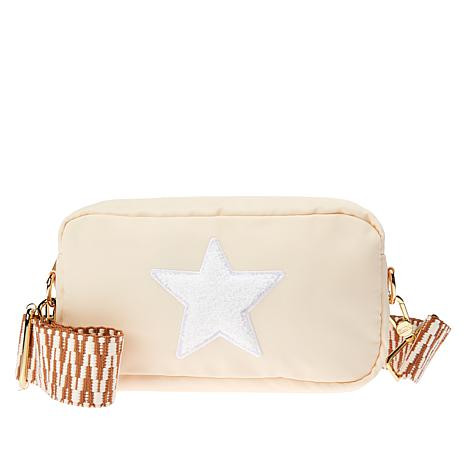 Bloc Bags Medium Crossbody Bag with Applique & Adjustable Strap | HSN