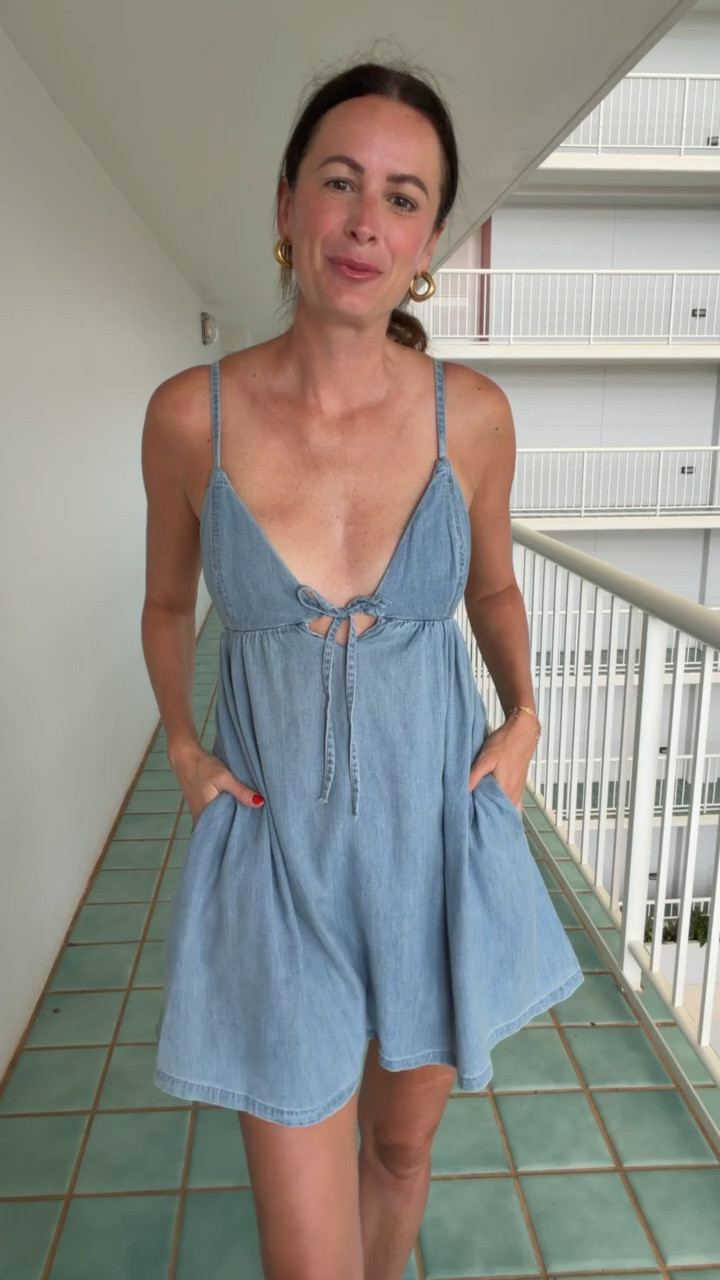 This denim dress is perfect for Summer! It is currently 25% off plus you can save an extra 20% off with code AFLTK ￼

#LTKootd #LTKxAbercrombie #LTKSaleAlert