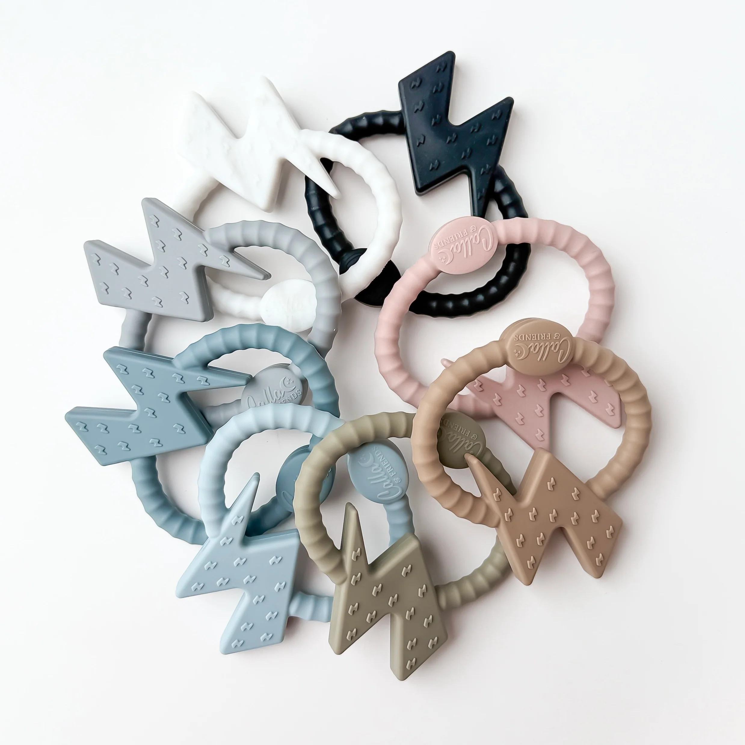 BOLT Silicone Sensory Teether | Calla & Friends