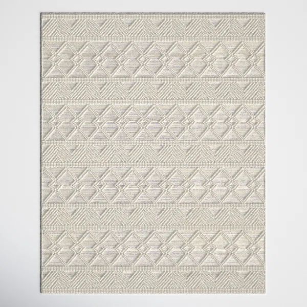 Tribeca Handmade Flatweave Wool Blue/White Rug | Wayfair North America