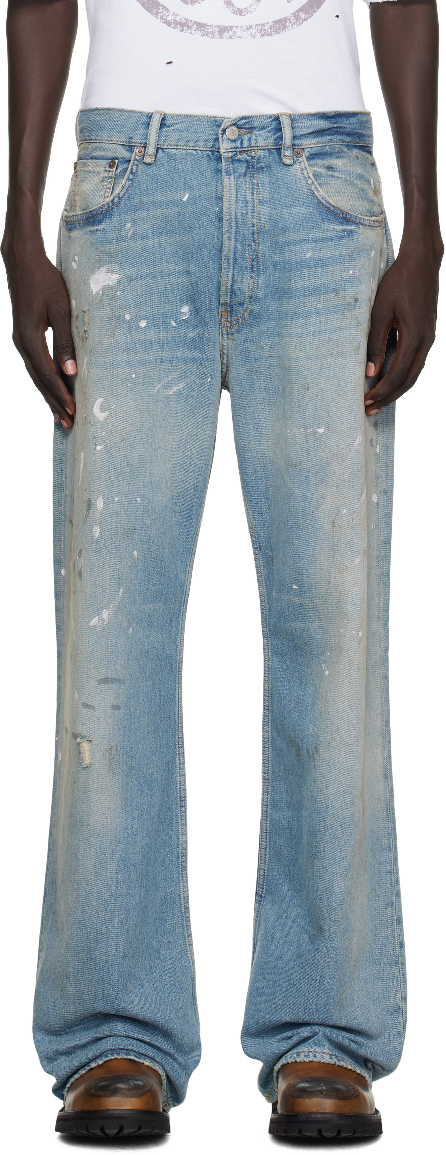 Acne Studios Blue Regular Fit 2021M Jeans | SSENSE