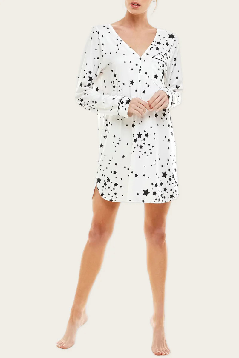 PENNY DRESS | WHITE STARS | MASONgrey