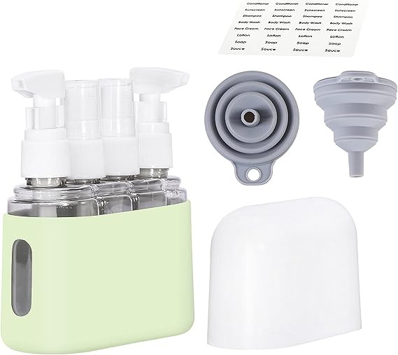 Bpluma Travel Bottles, Leak Proof Containers For Toiletries TSA Approved Airplane Accessories Kit... | Amazon (US)