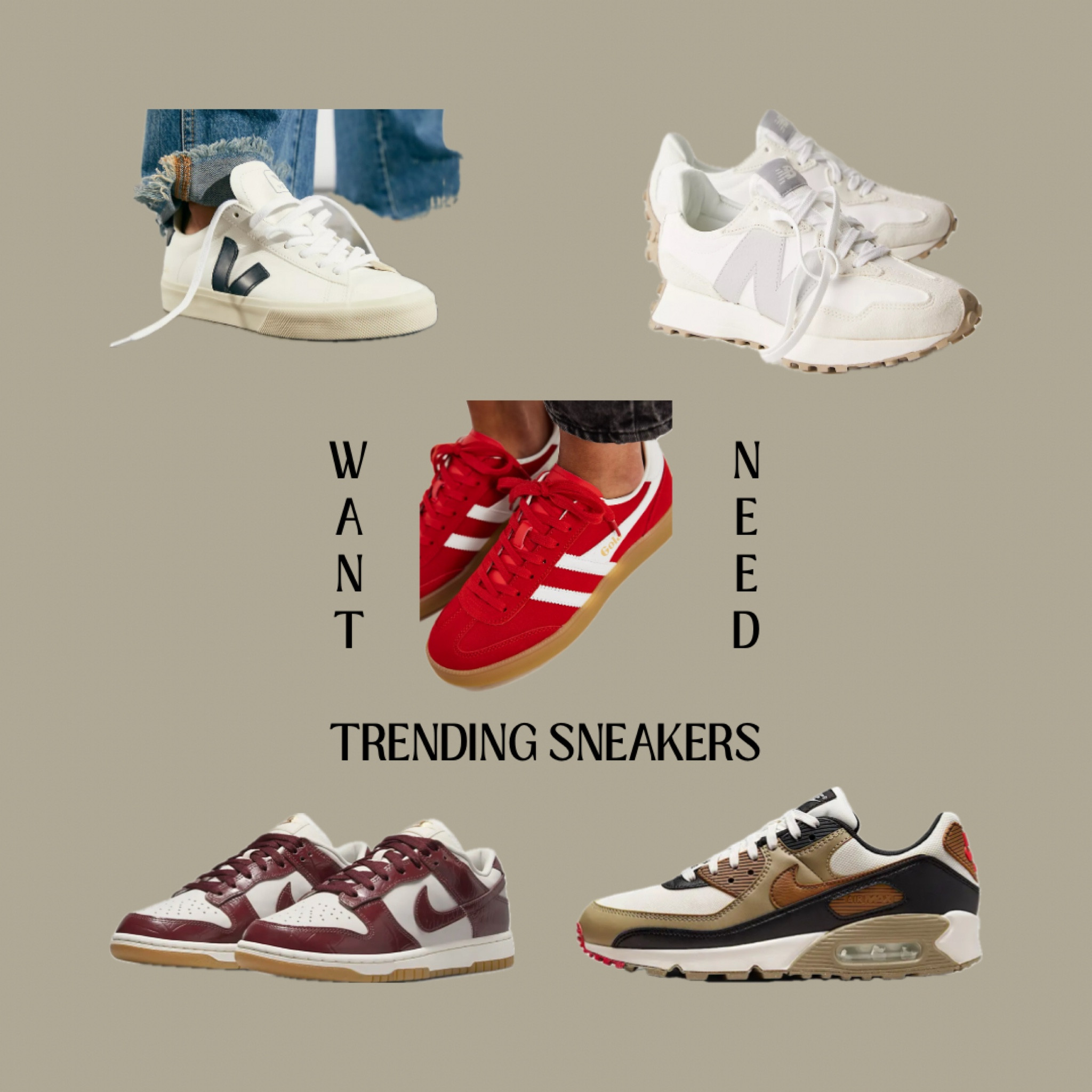 Trending sneakers that are both a want and a need!🖤 

#LTKStyleTip #LTKBeauty #LTKActive