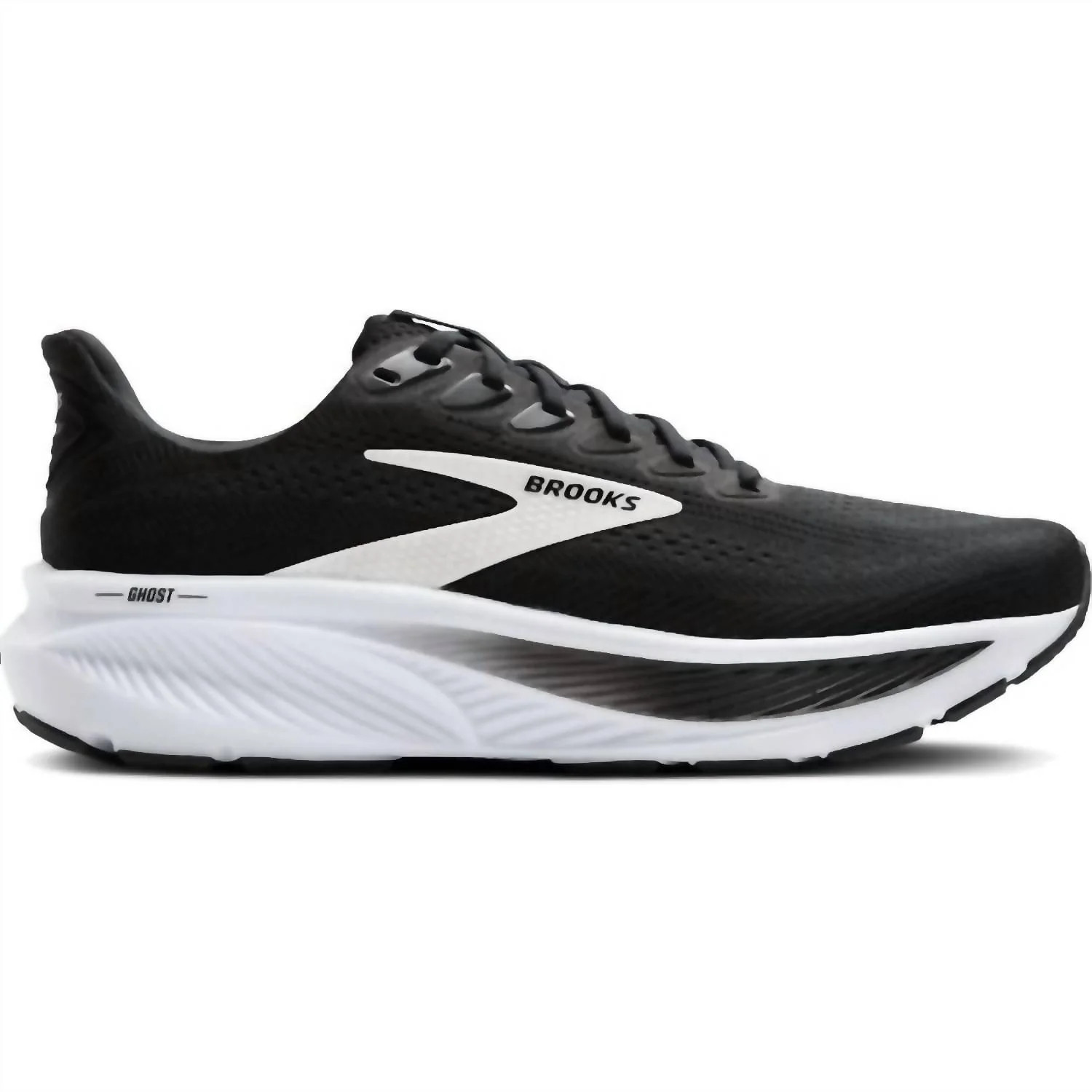 Men's Ghost 17 Running Shoes In Black/grey/white | Shop Simon
