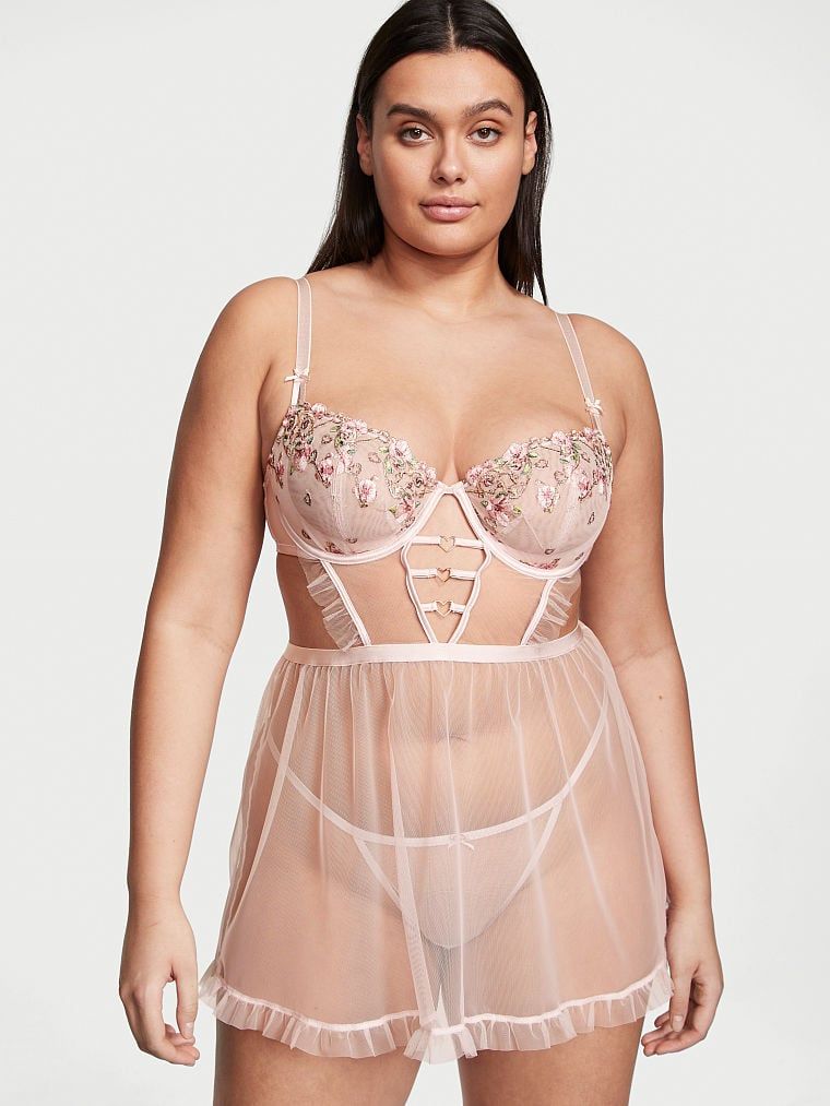 Wicked Embroidered Apron Babydoll | Victoria's Secret (US / CA )