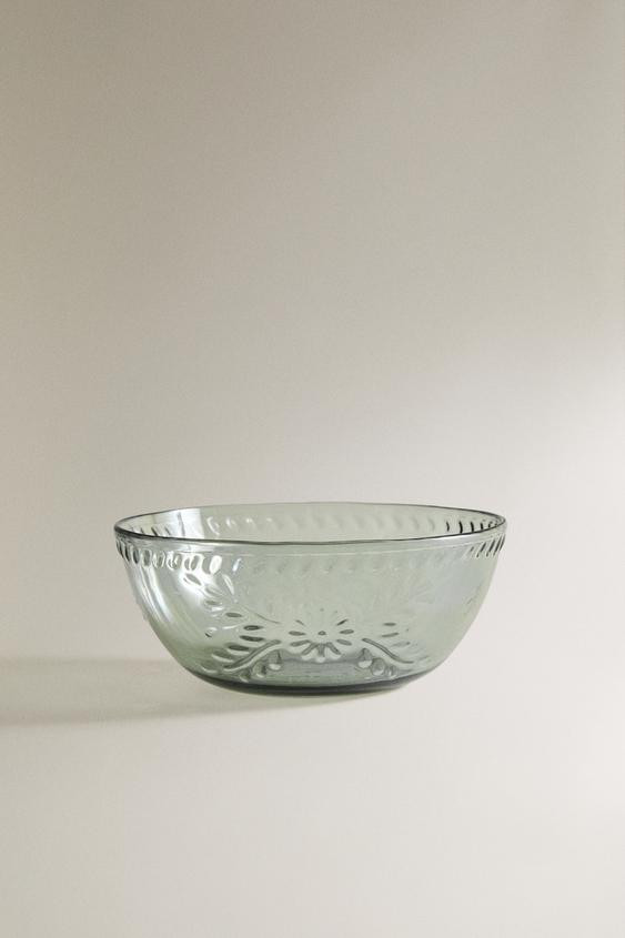 ACRYLIC FLORAL BOWL | Zara US