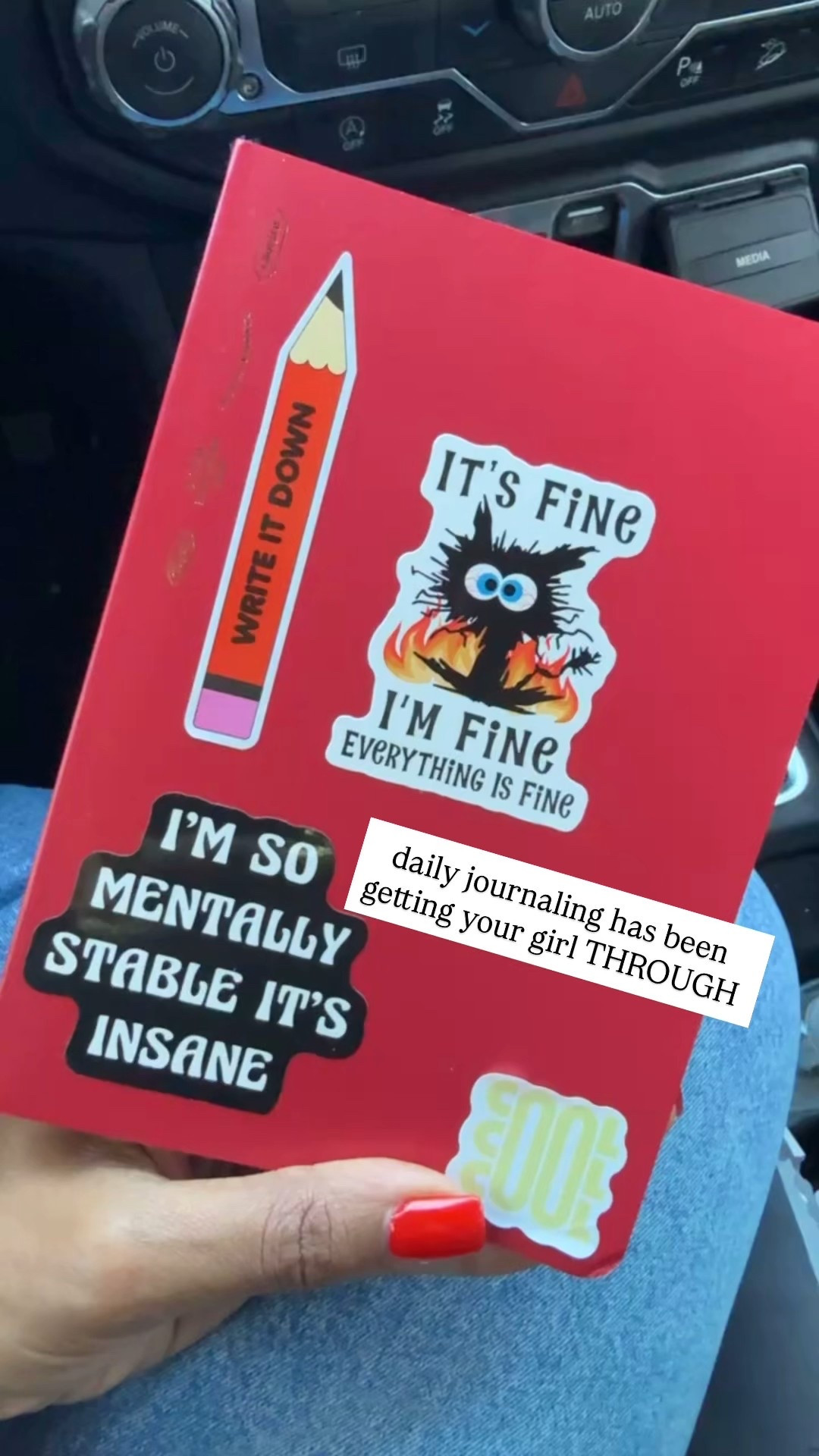 Daily journal and stickers 

#LTKdayinmylife