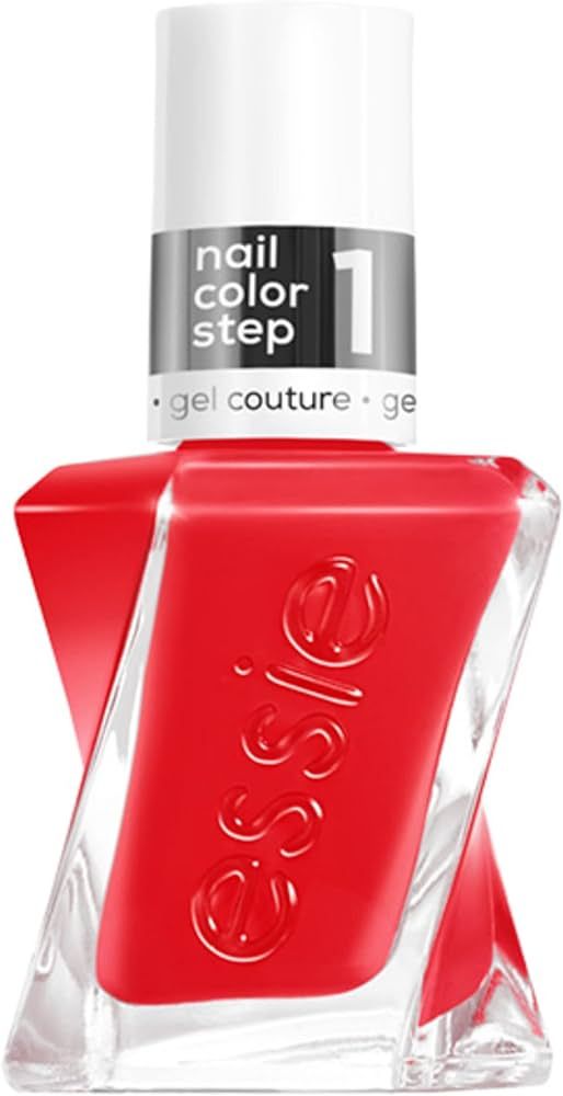 Essie Gel Couture Long-Lasting Nail Polish, 8-Free Vegan, Vibrant Red, Electric Geometric, 0.46 f... | Amazon (US)