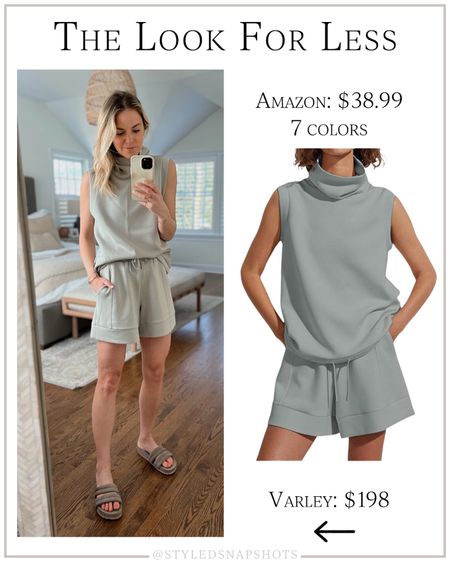 The look for less: just saw Amazon has a similar set to my varley one for $38 vs $198. Available in 7 colors

athleisure wear, Amazon find, save option 

#LTKunder50