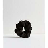 Black Satin Scrunchie New Look | New Look (UK)