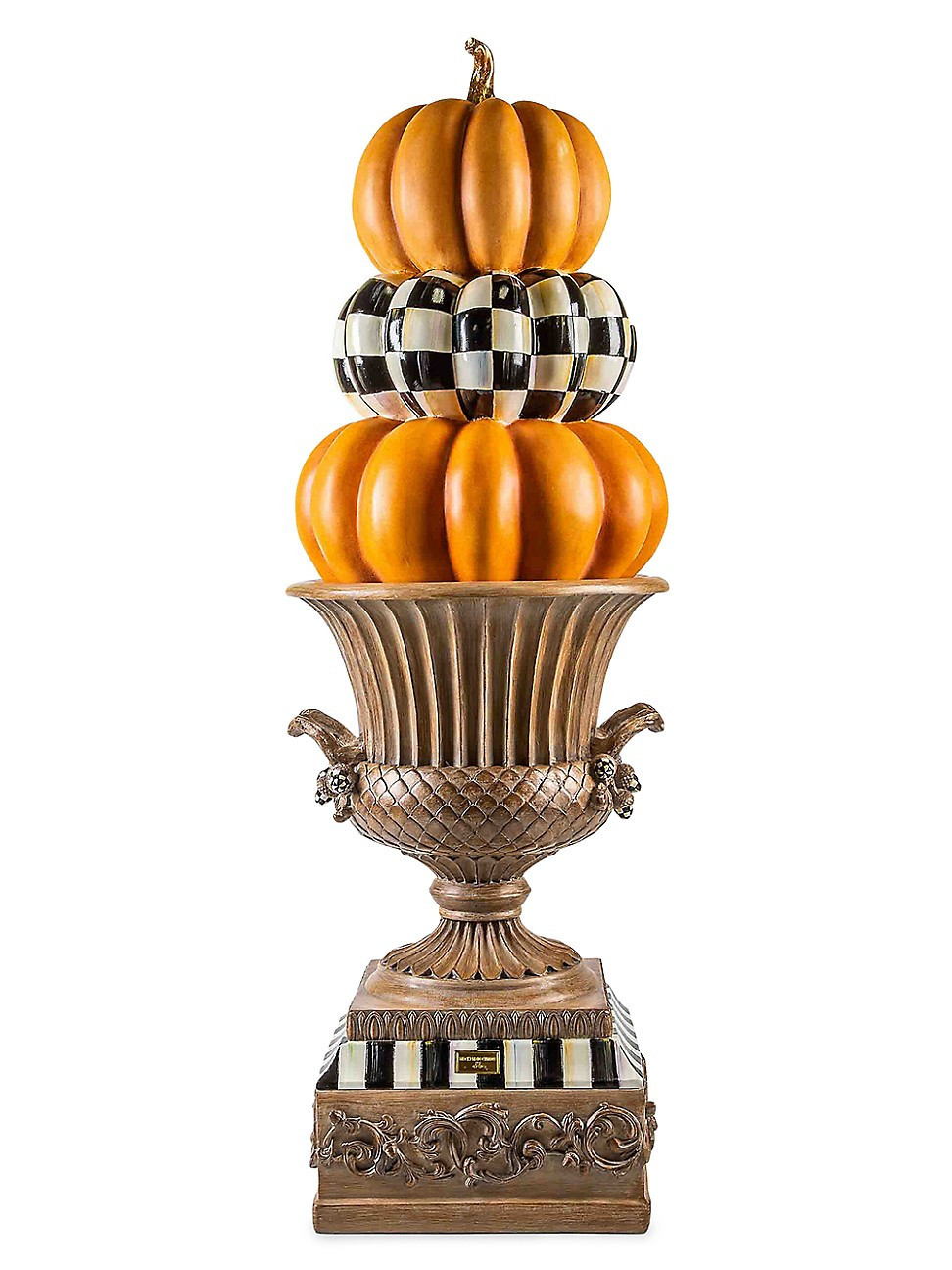 Fall On The Farm Stacked Pumpkin Urn | Saks Fifth Avenue