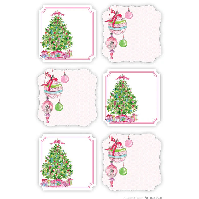 Christmas Tree & Vintage Hanging Ornaments Sticker Sheets | Rosanne Beck Collections
