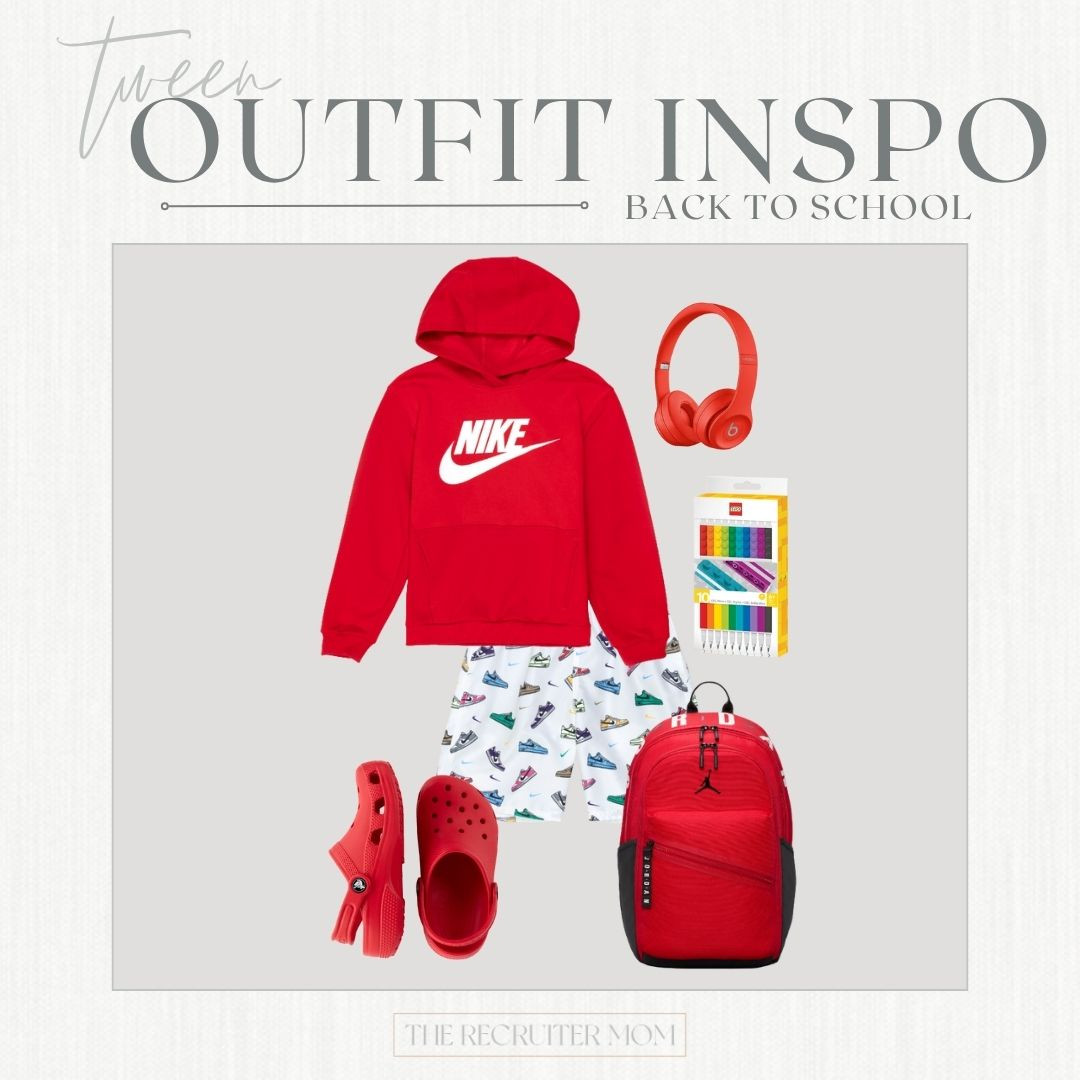 Sport Tween Boy Nike Hoodie and Patterned Shorts Sporty Look #backtoschooloutfit #teenboy #tweenboy #boyfashion 

 #LTKFindsUnder50 #LTKStyleTip #LTKKids