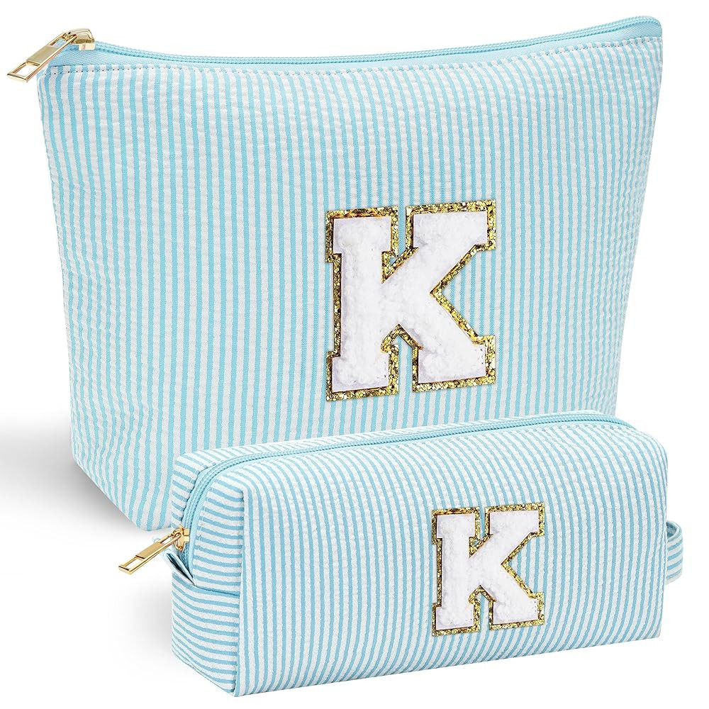 YOOLIFE Teen Girl Gifts Trendy Stuff | Cute Makeup Bag for Girls - Cosmetic Bags for Women | Init... | Amazon (US)