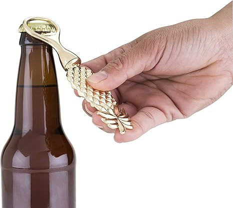 Blush Aloha Pineapple Bottle Opener, 1 EA, Gold | Amazon (US)