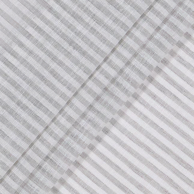 allen + roth 84-in Grey Light Filtering Rod Pocket Single Curtain Panel | Lowe's