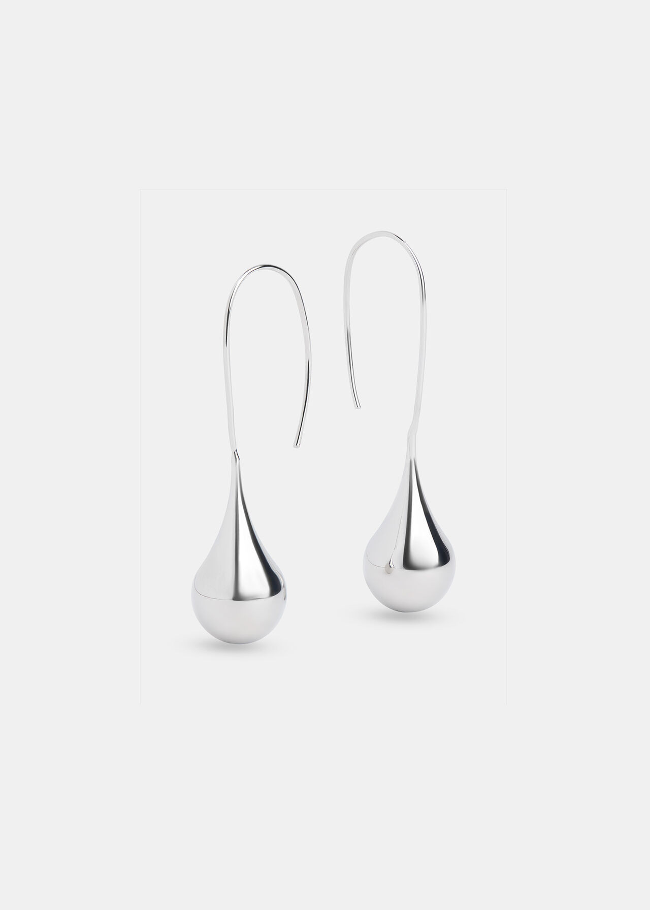 Teardrop Wire Hoop Earring | Whistles