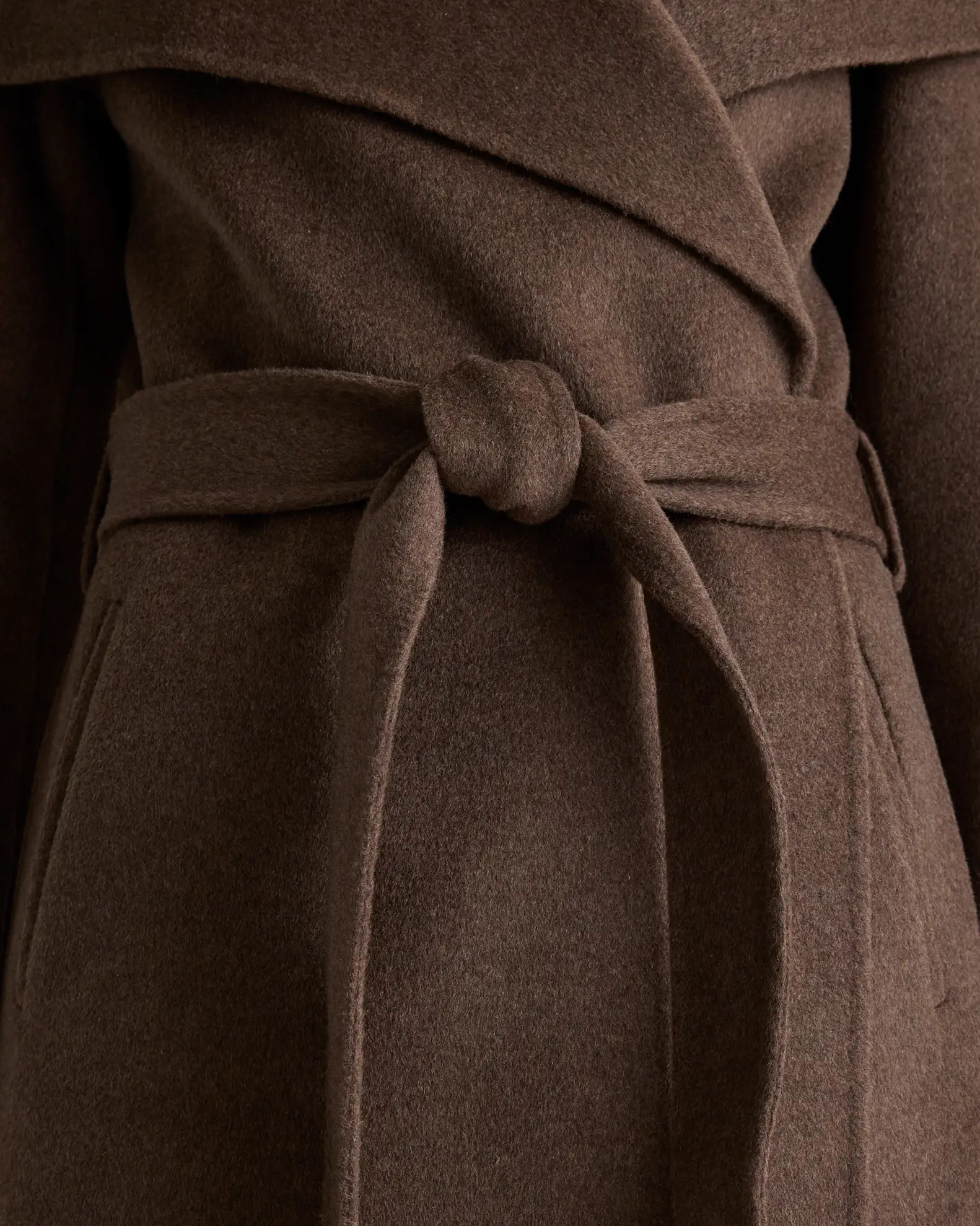 Double-Faced Merino Wool Draped Collar Wrap Coat | Quince