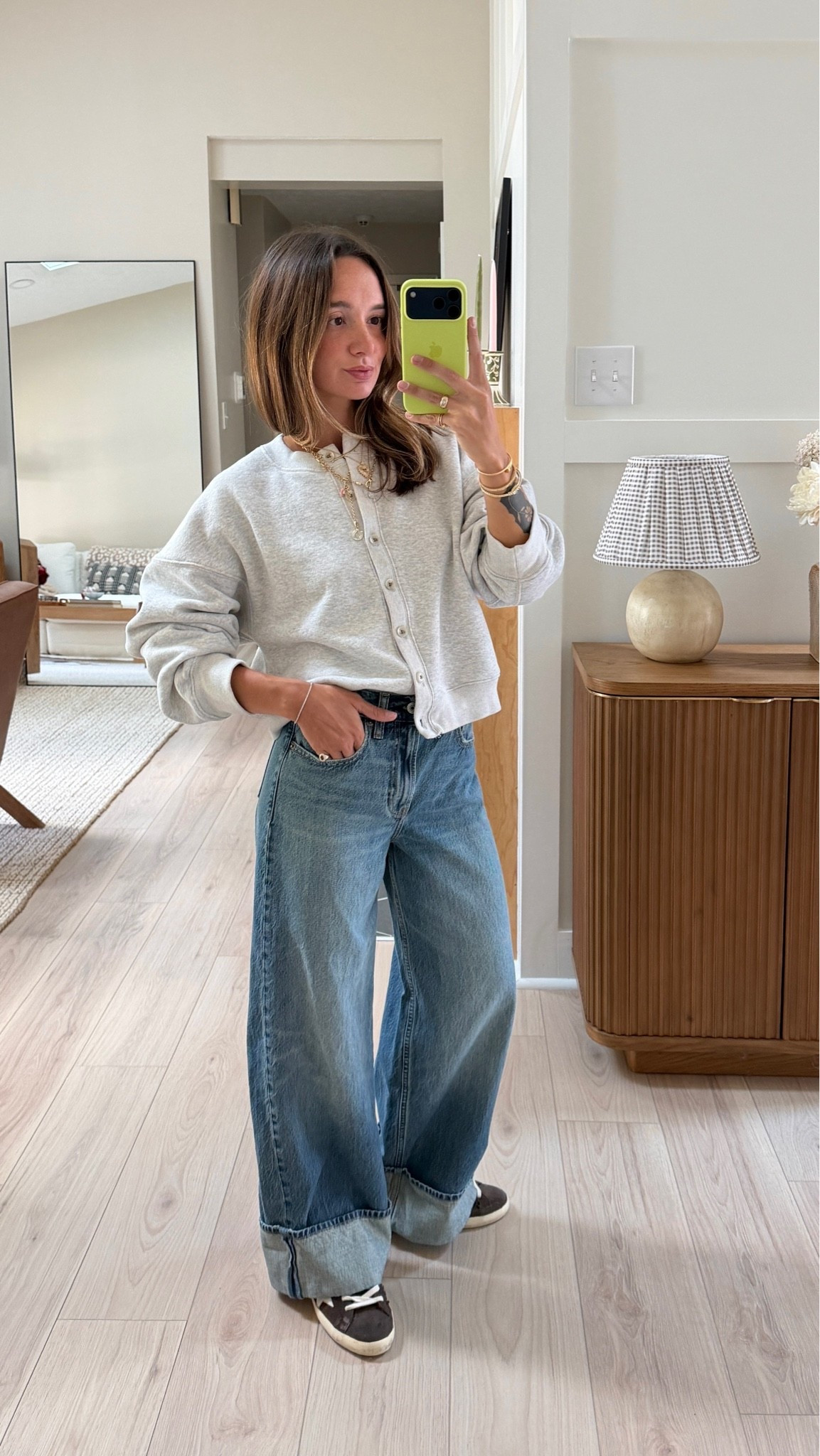 @abercrombie denim sale! code AFCARRIE 
24 short jeans, small cardi!

#abercrombiepartner

Offer valid online only August 5, 2026 to August 10, 2026 in US/CA. Excludes clearance. Online price reflects discount.

Use code AFCARRIE to get an additional 15% off almost everything in stores and online at checkout from August 5, 2026 to August 10, 2026 in US/CA. Exclusions apply. See details online.