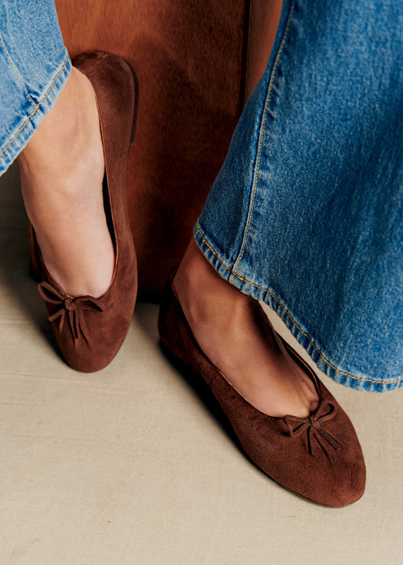 Agathe Low Ballerinas | Sezane Paris - US