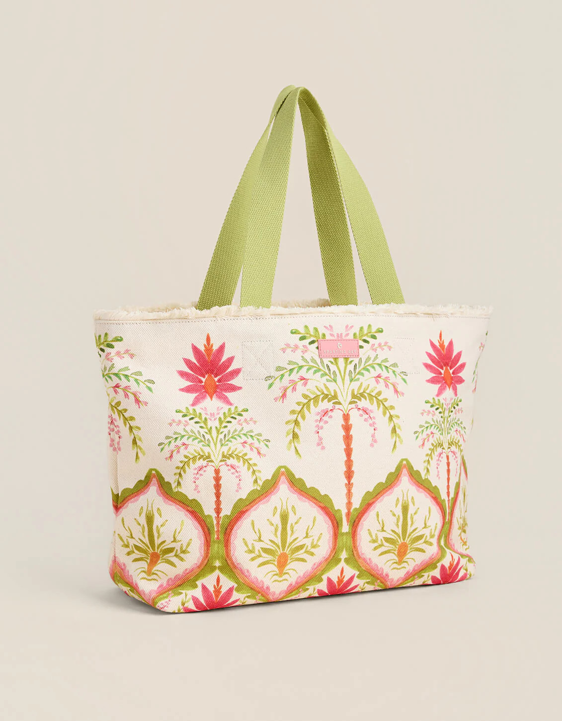 Beach Tote Castillo Floral Palms | Spartina 449
