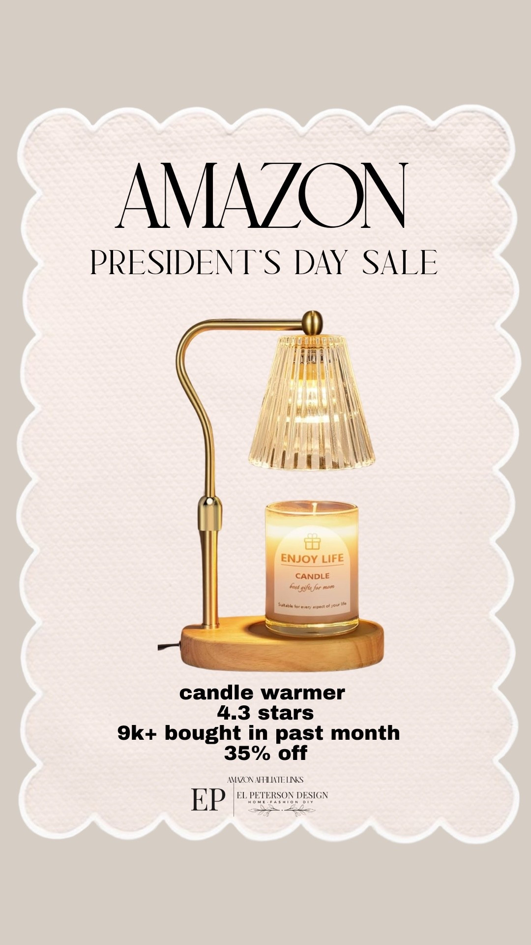 Amazon President’s Day Sale
Candle warmer 


#LTKSaleAlert #LTKHome