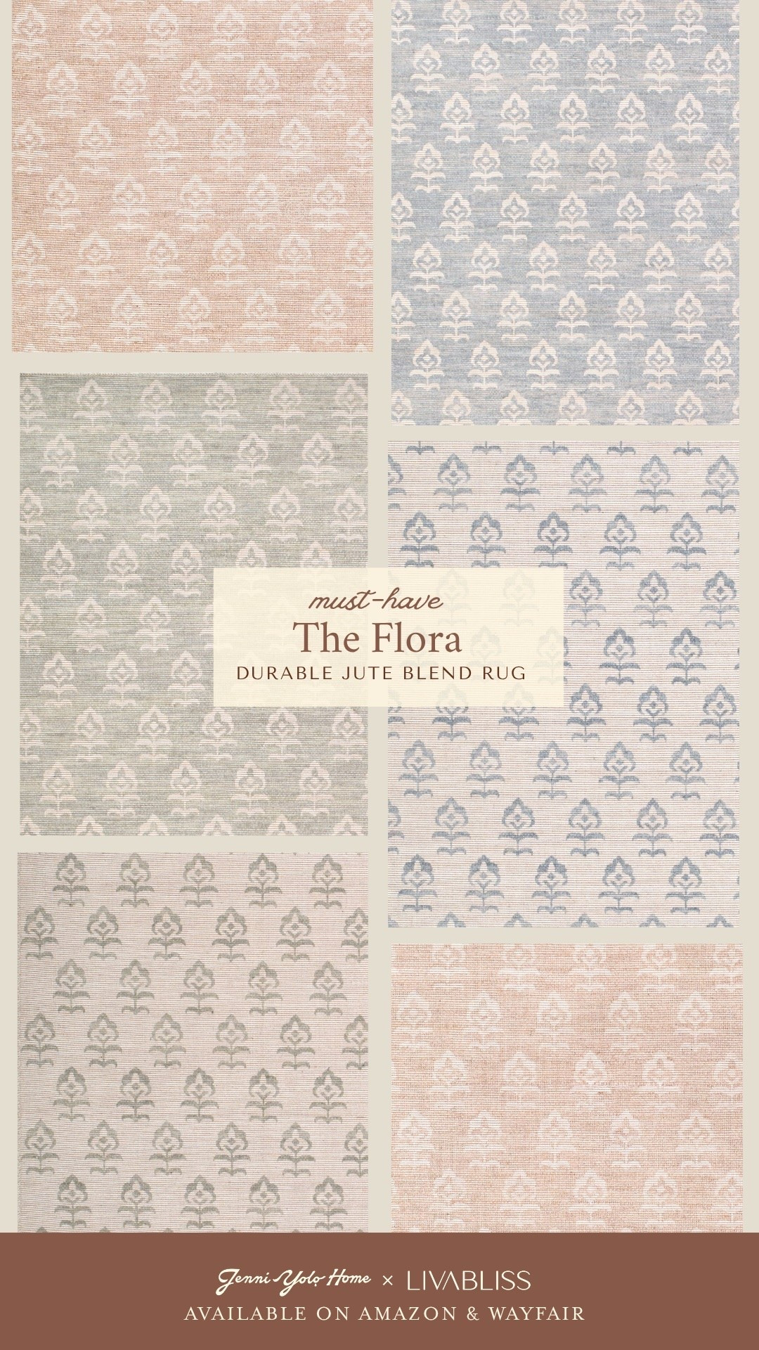 If you love natural textures with a ￼modern twist, Flora is your girl!

#LTKHome