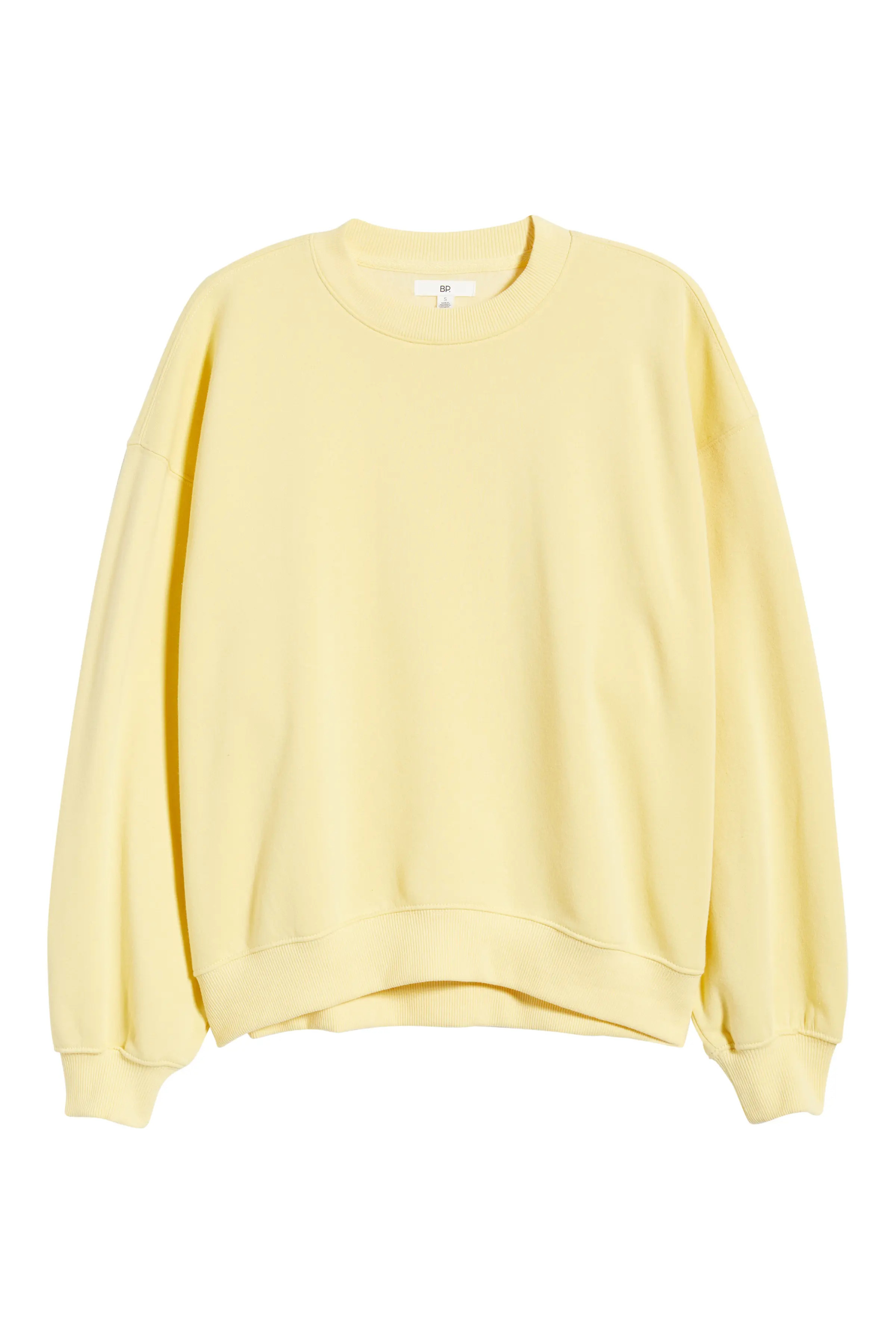 BP. Relaxed Cotton Blend Sweatshirt (Women) | Nordstrom | Nordstrom
