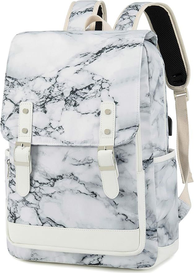 School Backpack for Teen Girls Women Bookbag School Bag 15.6 inch Laptop Backpack Daypack for Sch... | Amazon (US)