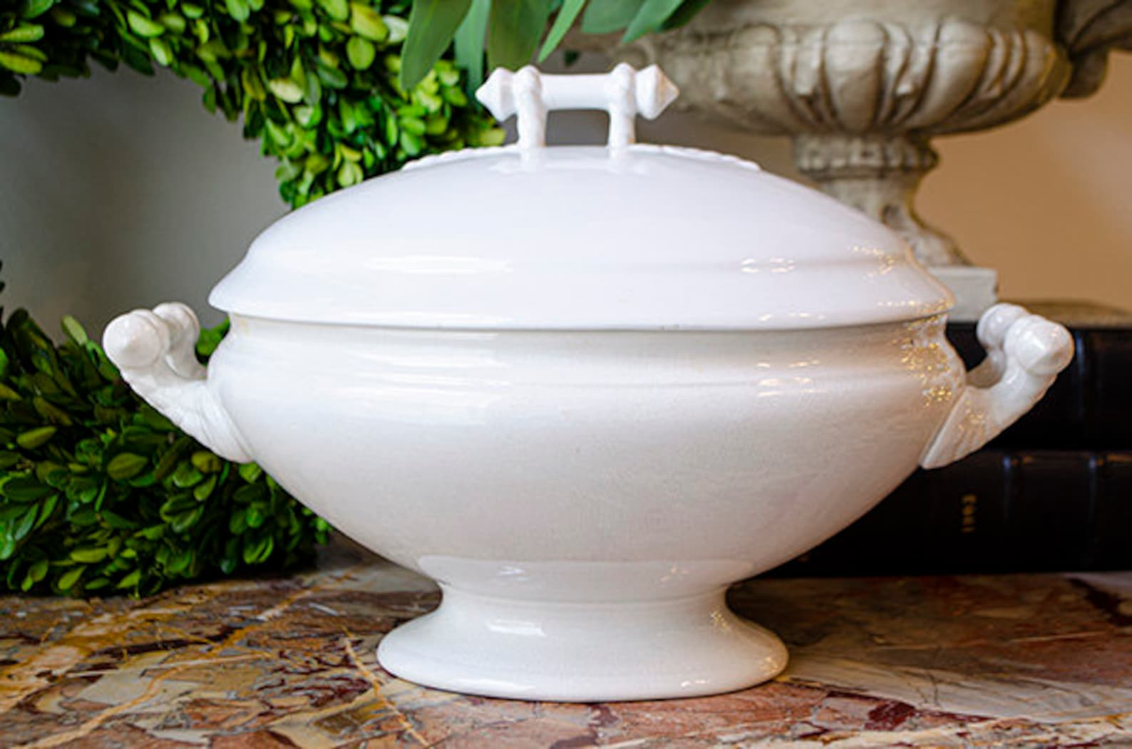 Antique English Ironstone Tureen - Etsy | Etsy (US)